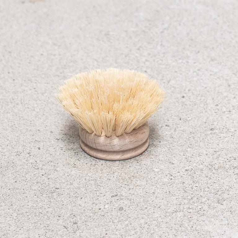 Timber Natural Plant Fibre Dish Brush 40mm with Replaceable Head