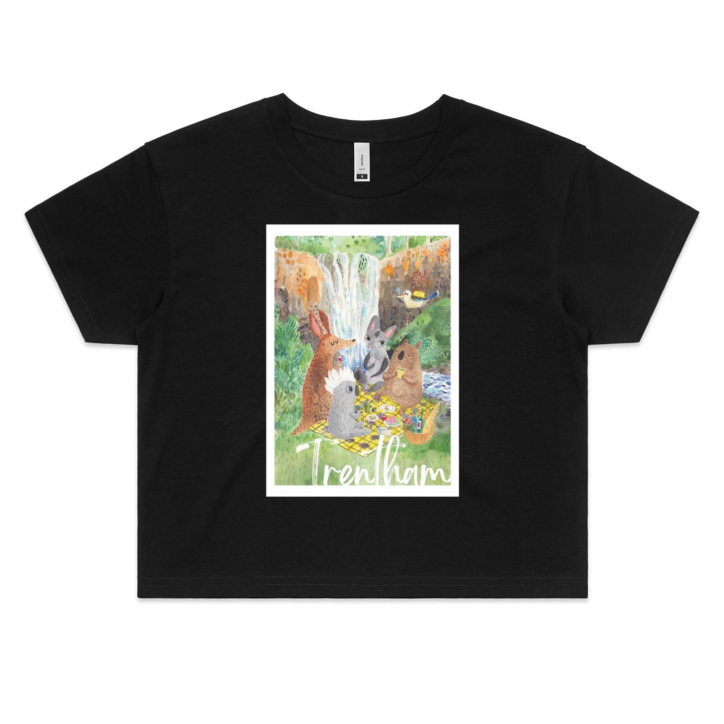 Picnic at Trentham Falls - Women's Crop Tee