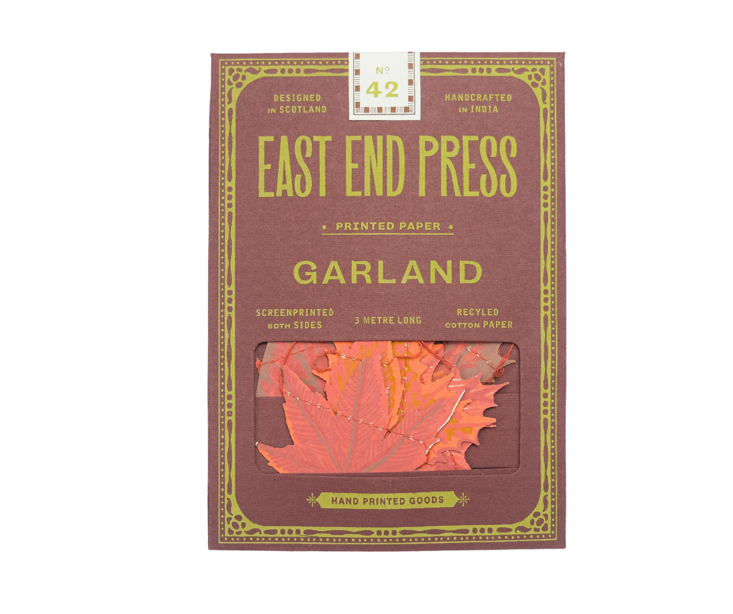 East End Press Autumn Leaves Garland