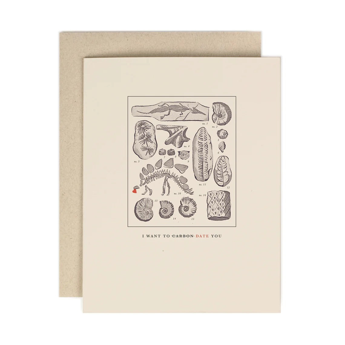 Carbon Date You Greeting Card