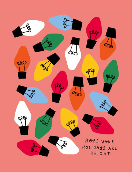 Christmas Lights Greeting Card