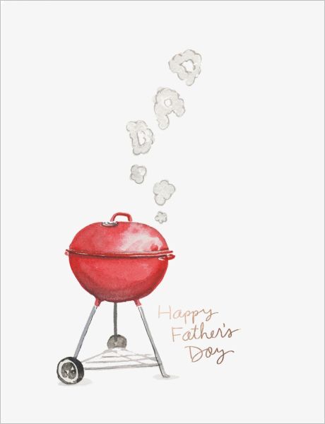 Grillmaster Father's Day Greeting Card
