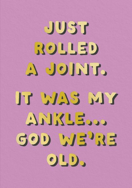 Rolled A Joint Greeting Card
