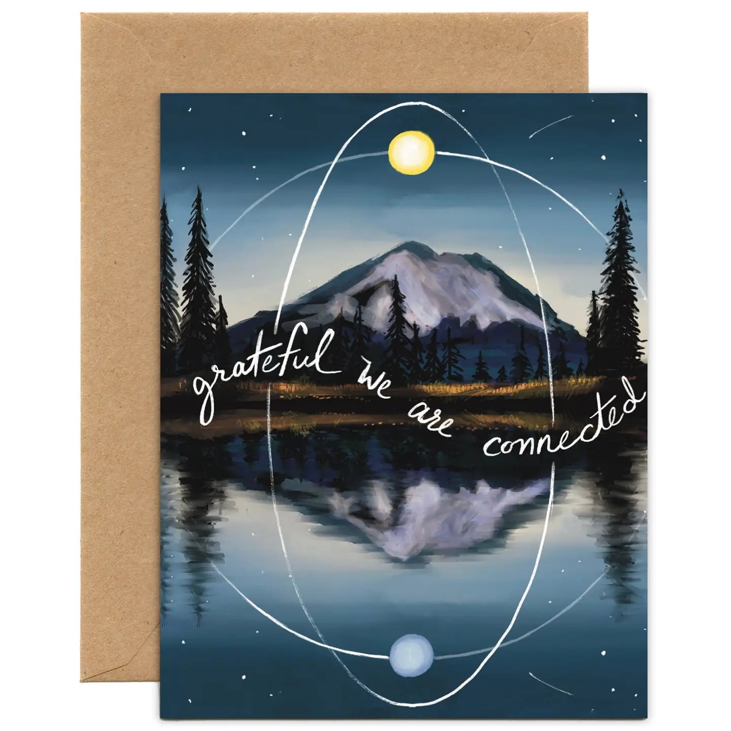 Tiny & Snail Grateful We Are Connected Greeting Card