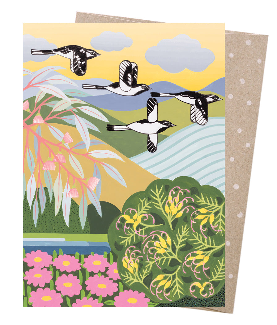 Earth Greetings Claire Ishino Family Greeting Card