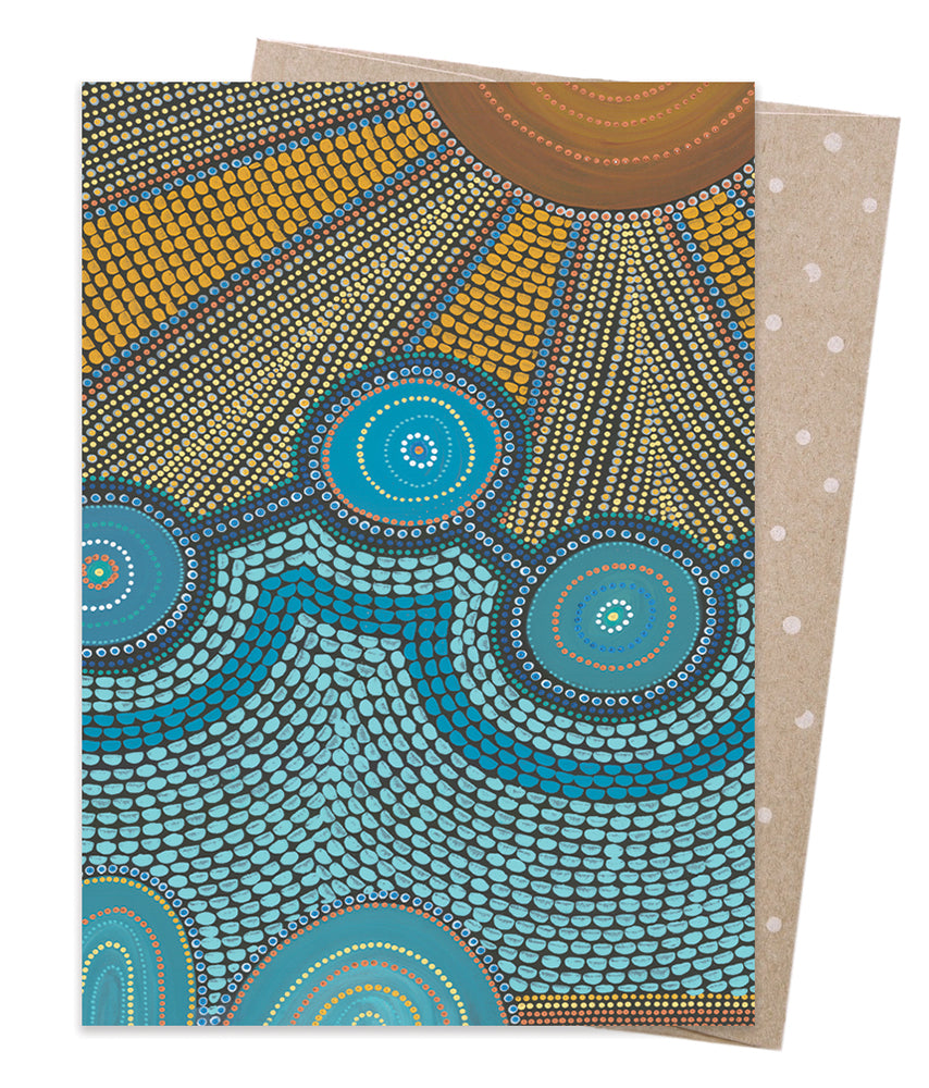 Earth Greetings Domica Hill Under The Sun Greeting Card