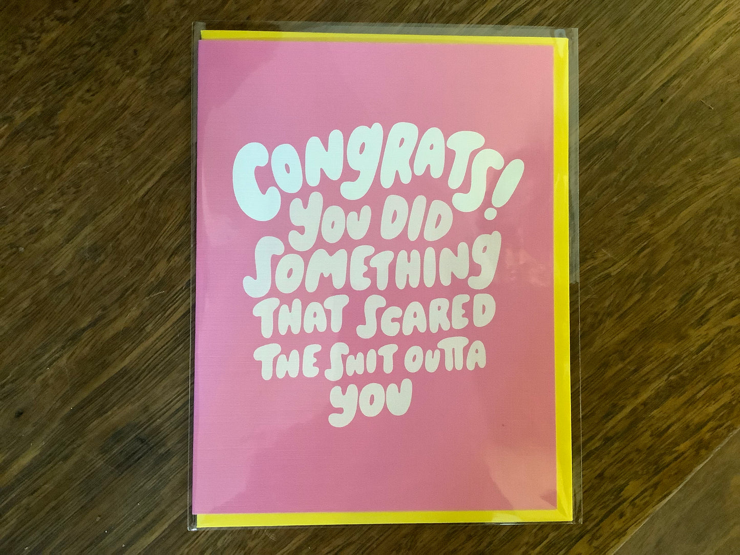 Congrats, You Did Something Greeting Card