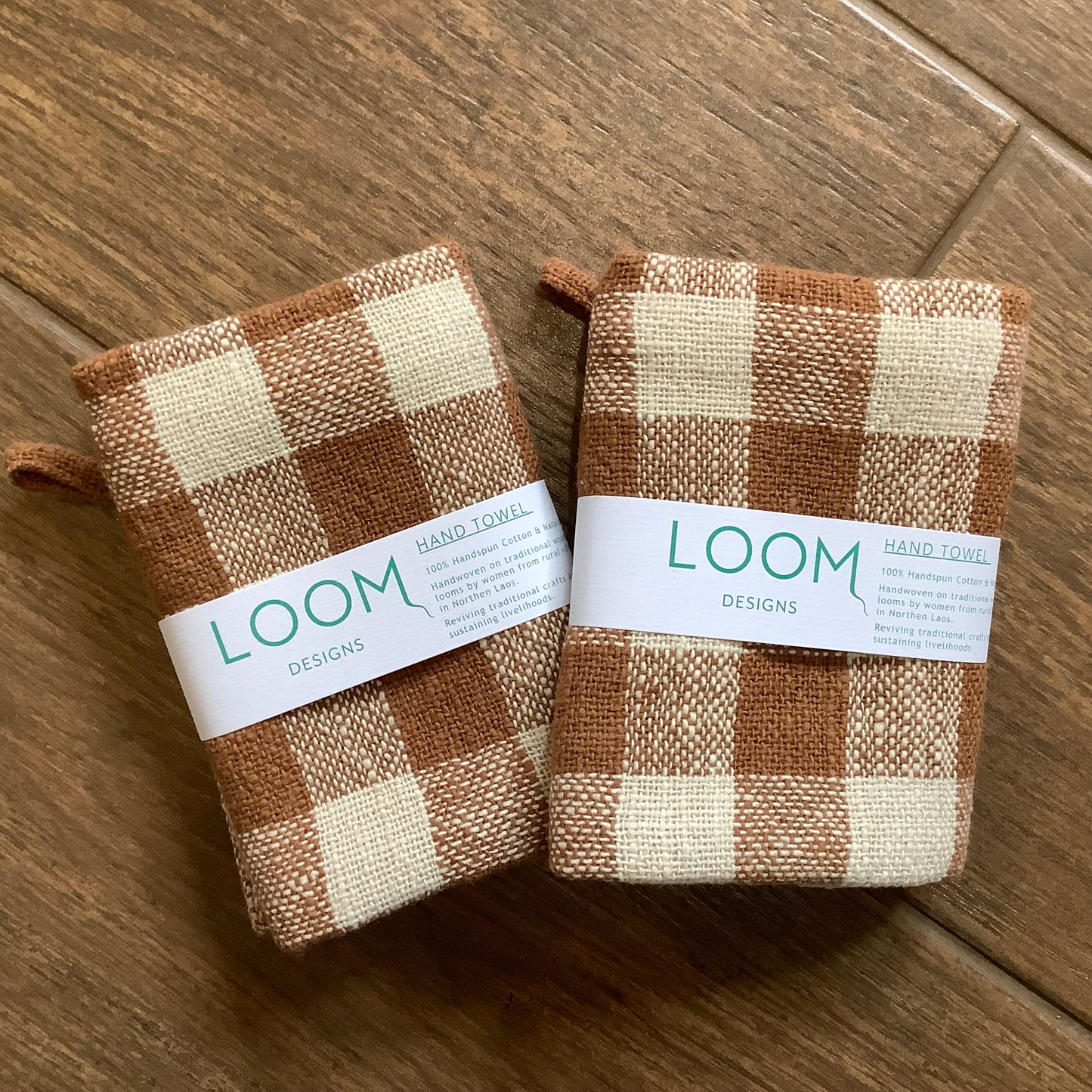 Loom Designs Natural Cotton Hand Towel