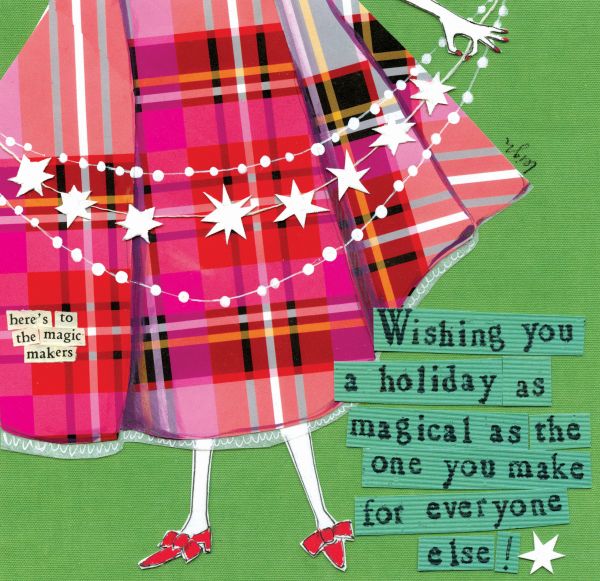 Magic Makers Christmas Greeting Card