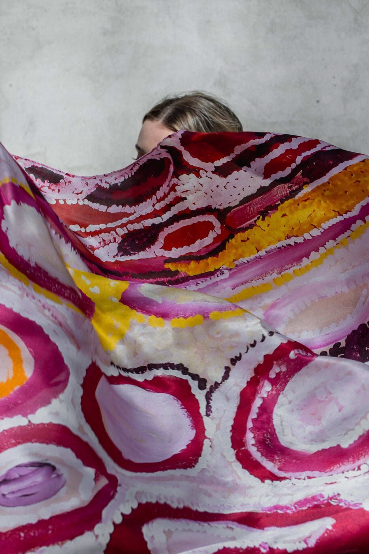 One Of Twelve Minyipuru Silk Scarf - Jakaya Biljabu
