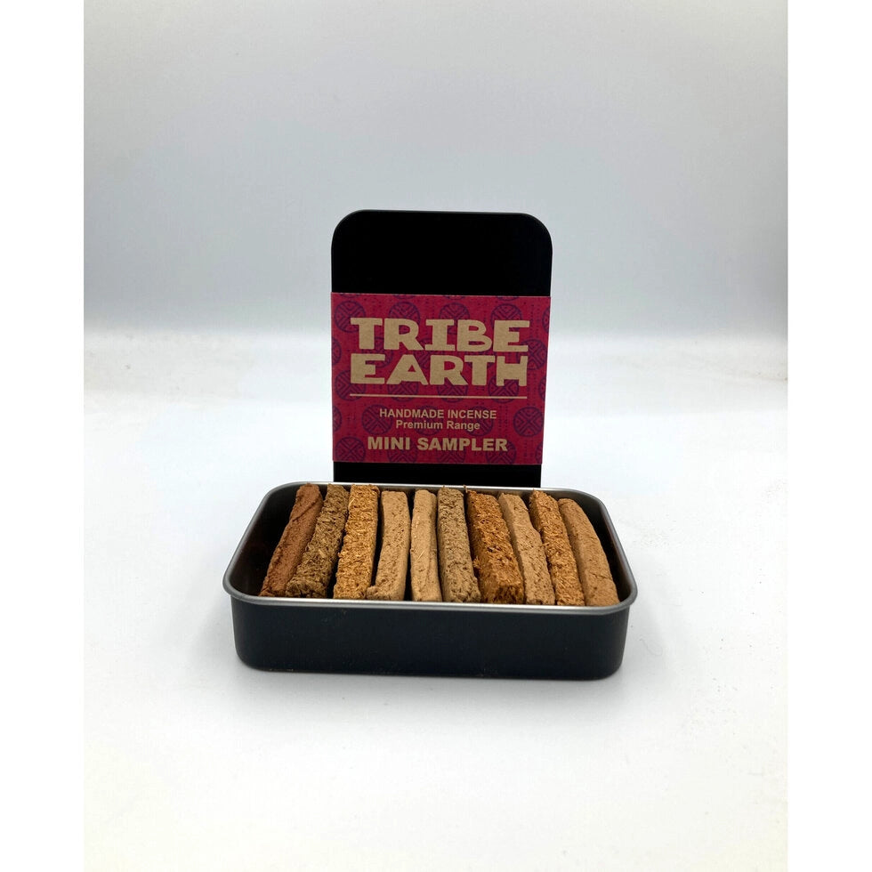 Tribe Earth Handmade Incense - Mini Sampler Tin Premium Blends