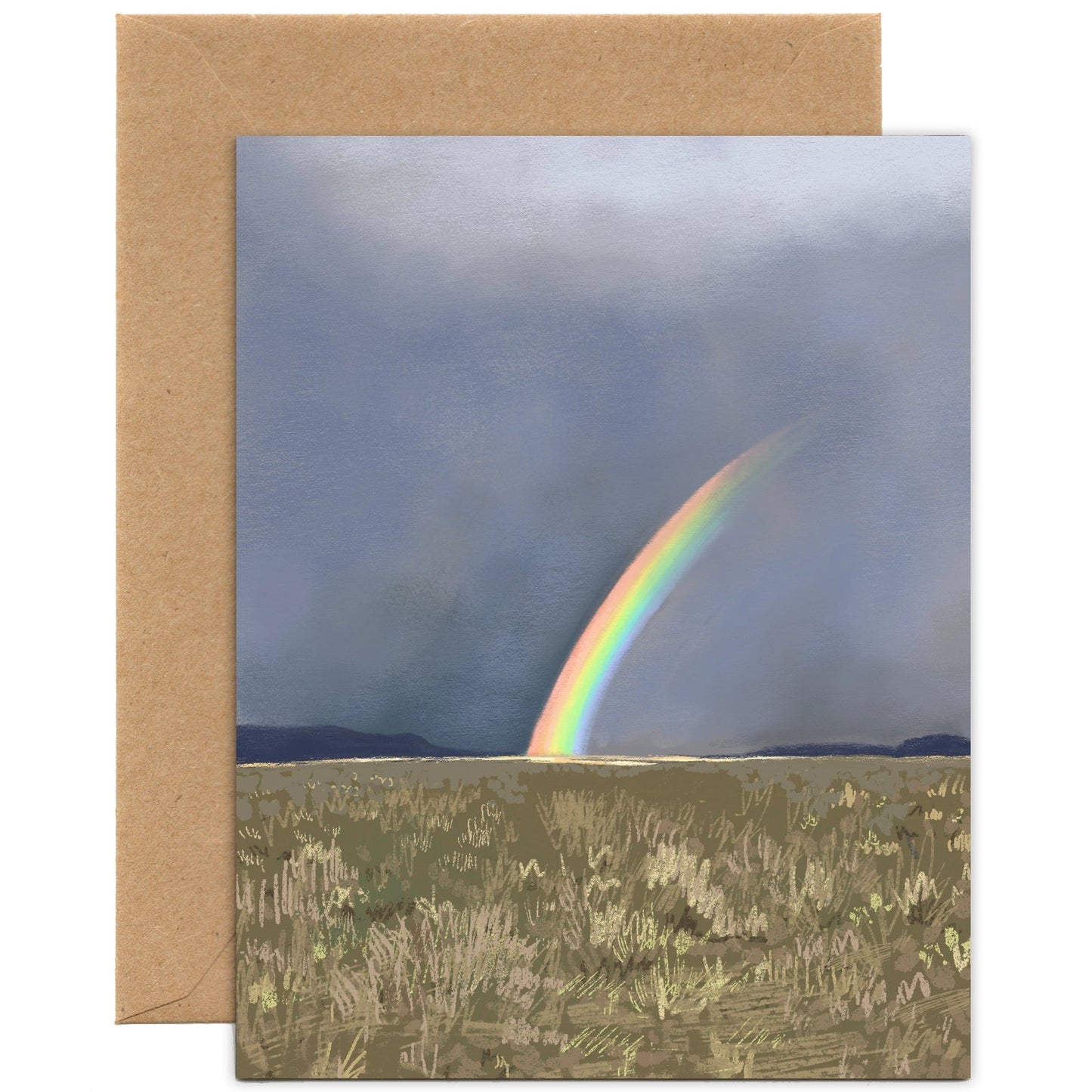 Tiny & Snail Rainbow In The Desert Greeting Card