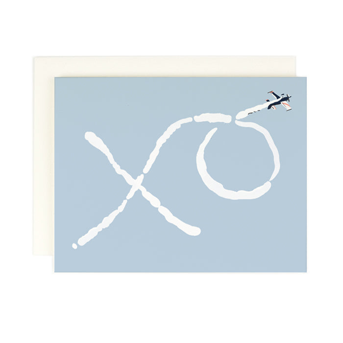 XO Skywriter Greeting Card