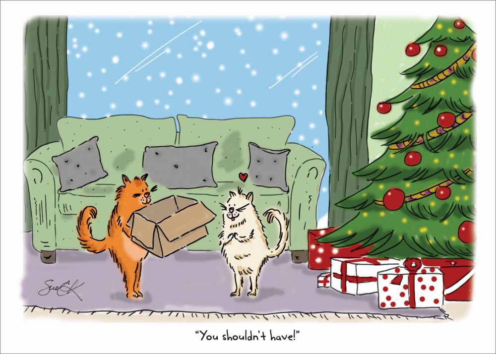 The New Yorker You Shouldn't Have Christmas Greeting Card