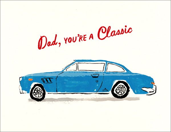 Classic Dad Greeting Card