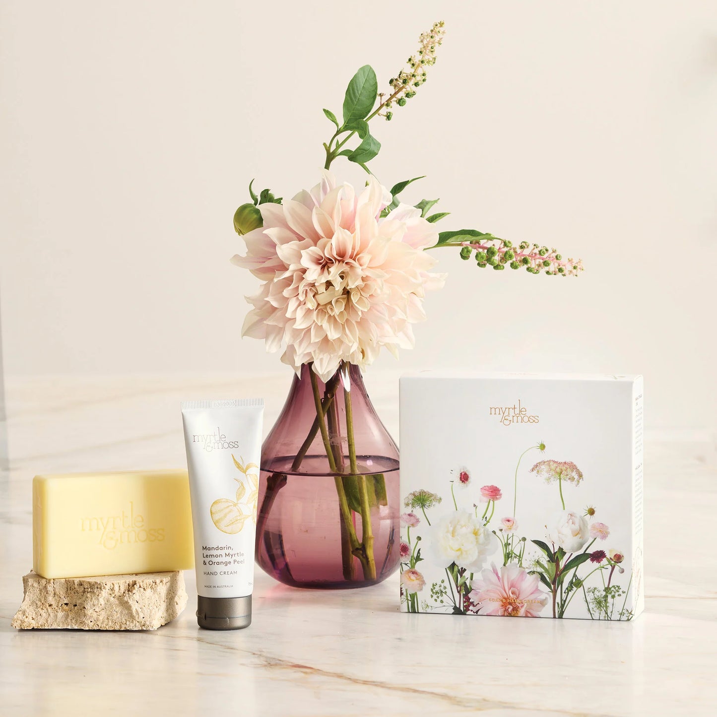 Myrtle & Moss Soap & Hand Cream Duet Gift Set