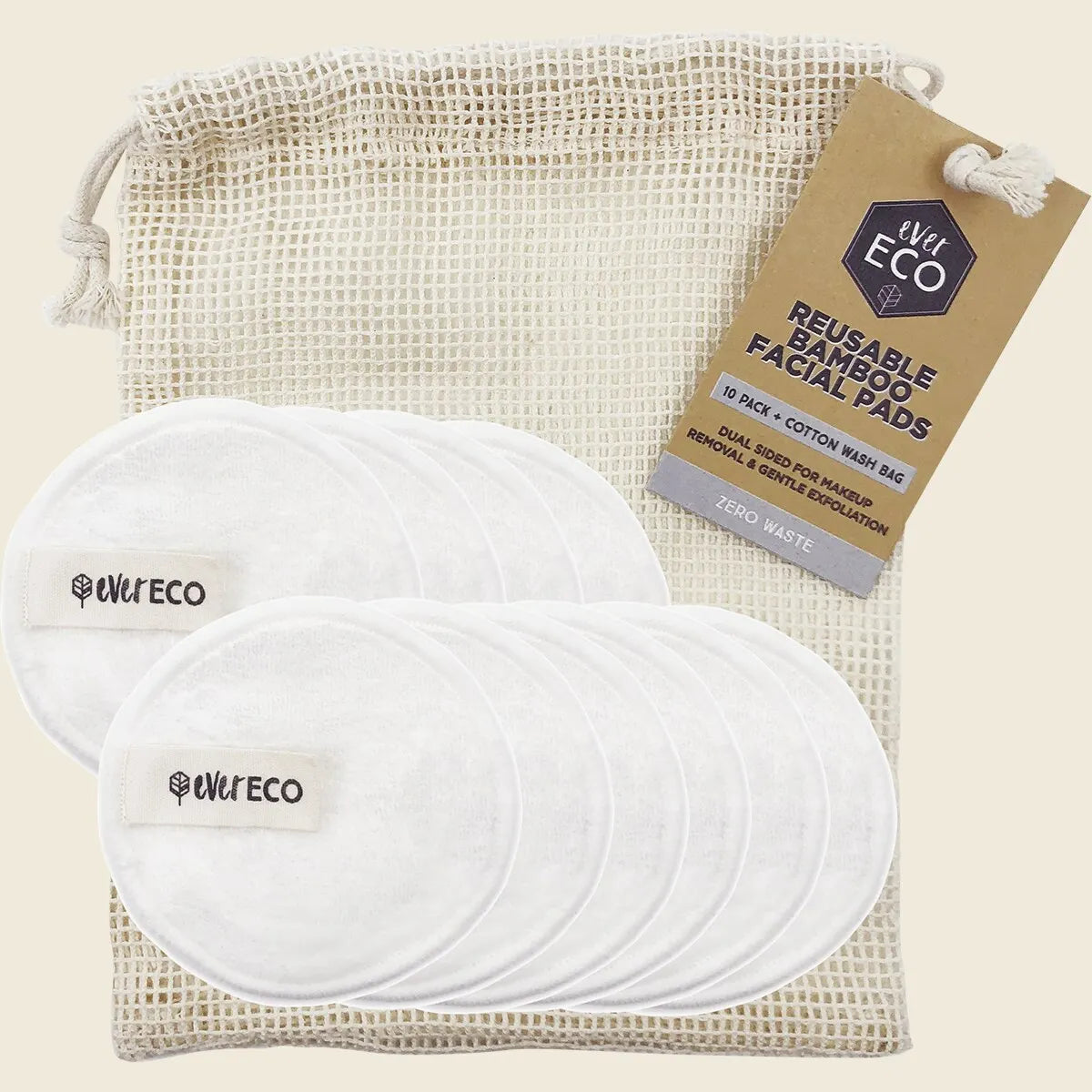 Ever Eco White Reusable Makeup Remover Pads