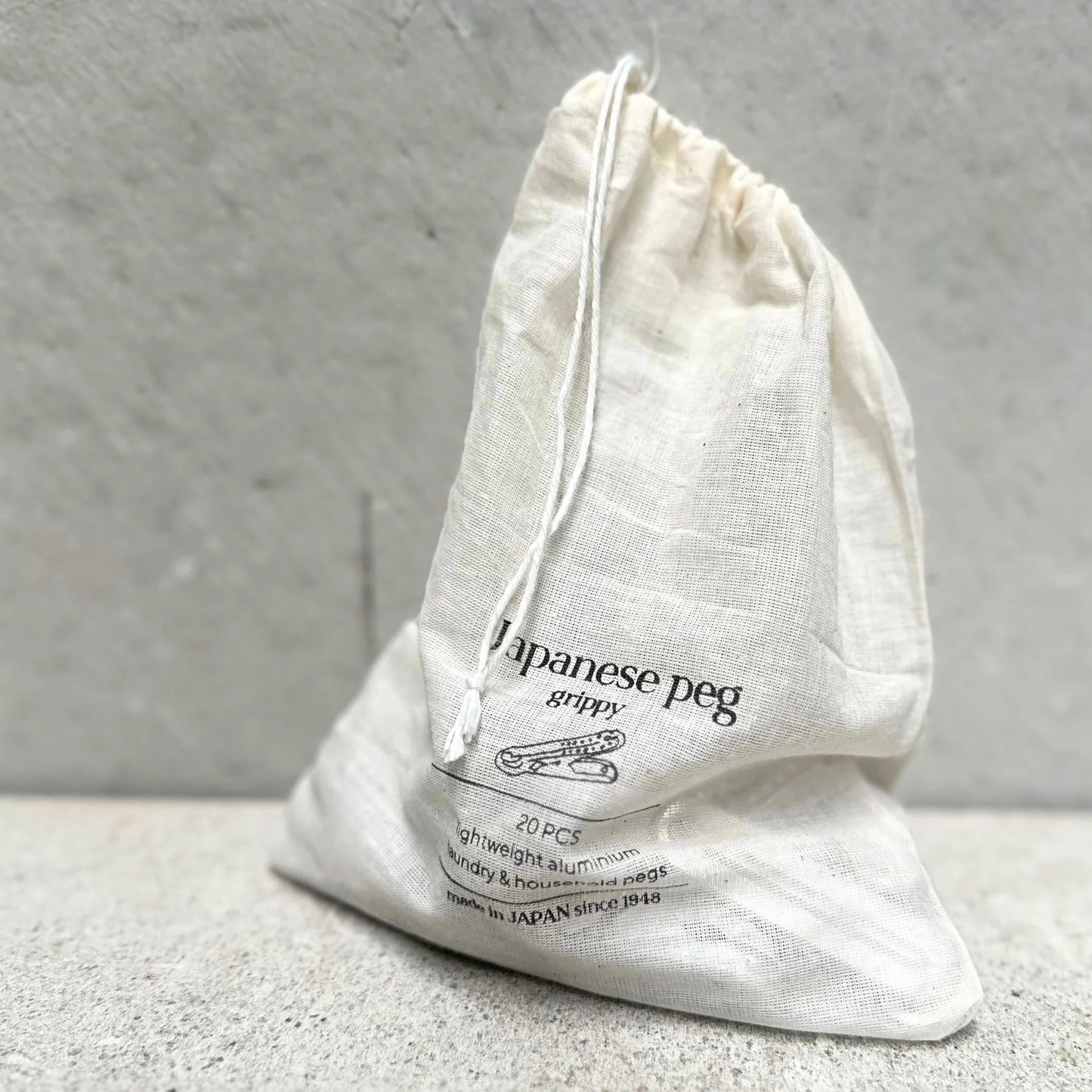 Japanese Aluminium Grippy Pegs Set of 20