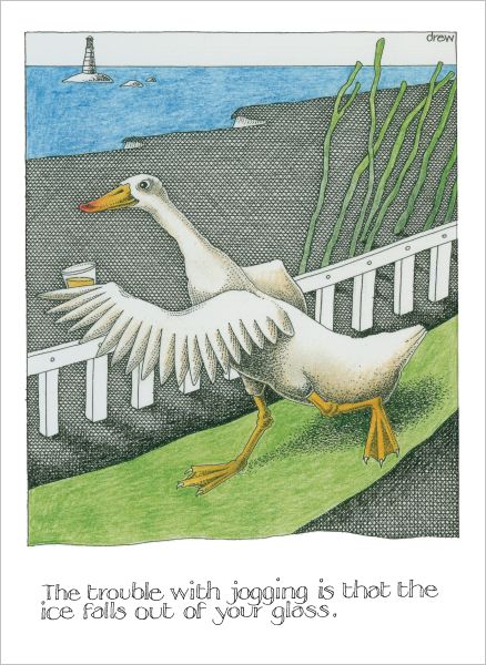 Jogging Greeting Card