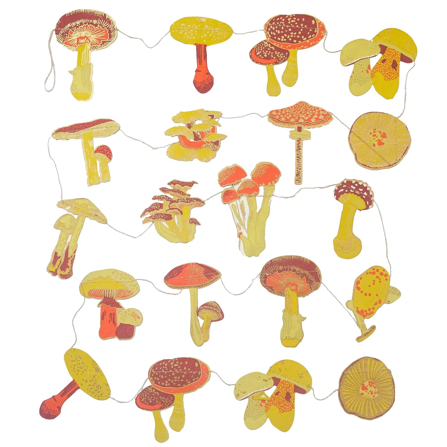 East End Press Mushrooms Garland