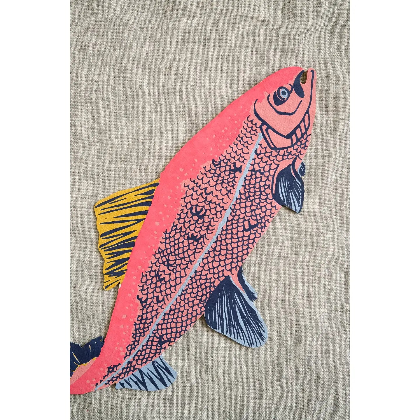 East End Press Salmon Greeting Card