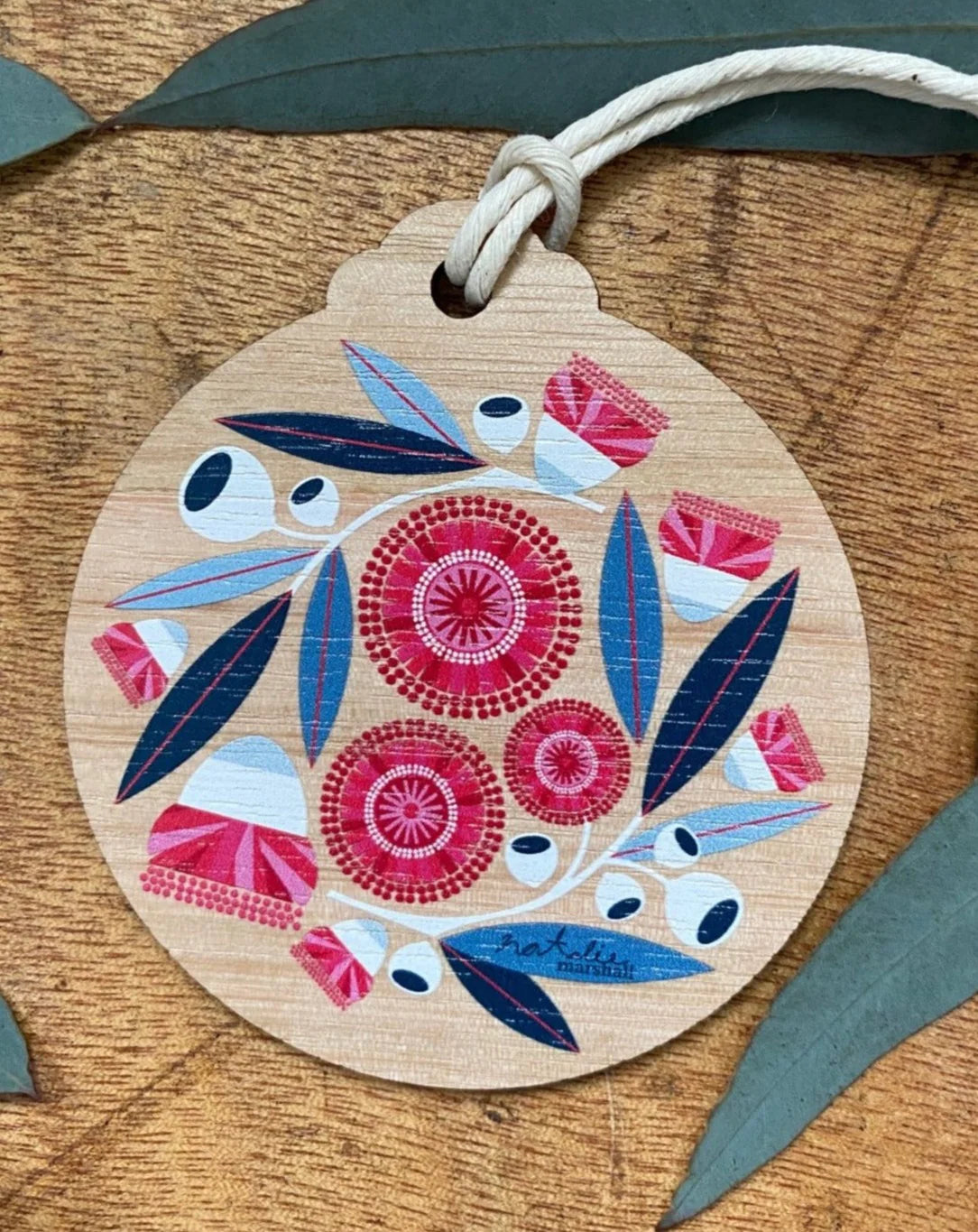 Hello Little Studio Australiana Timber Christmas Decoration