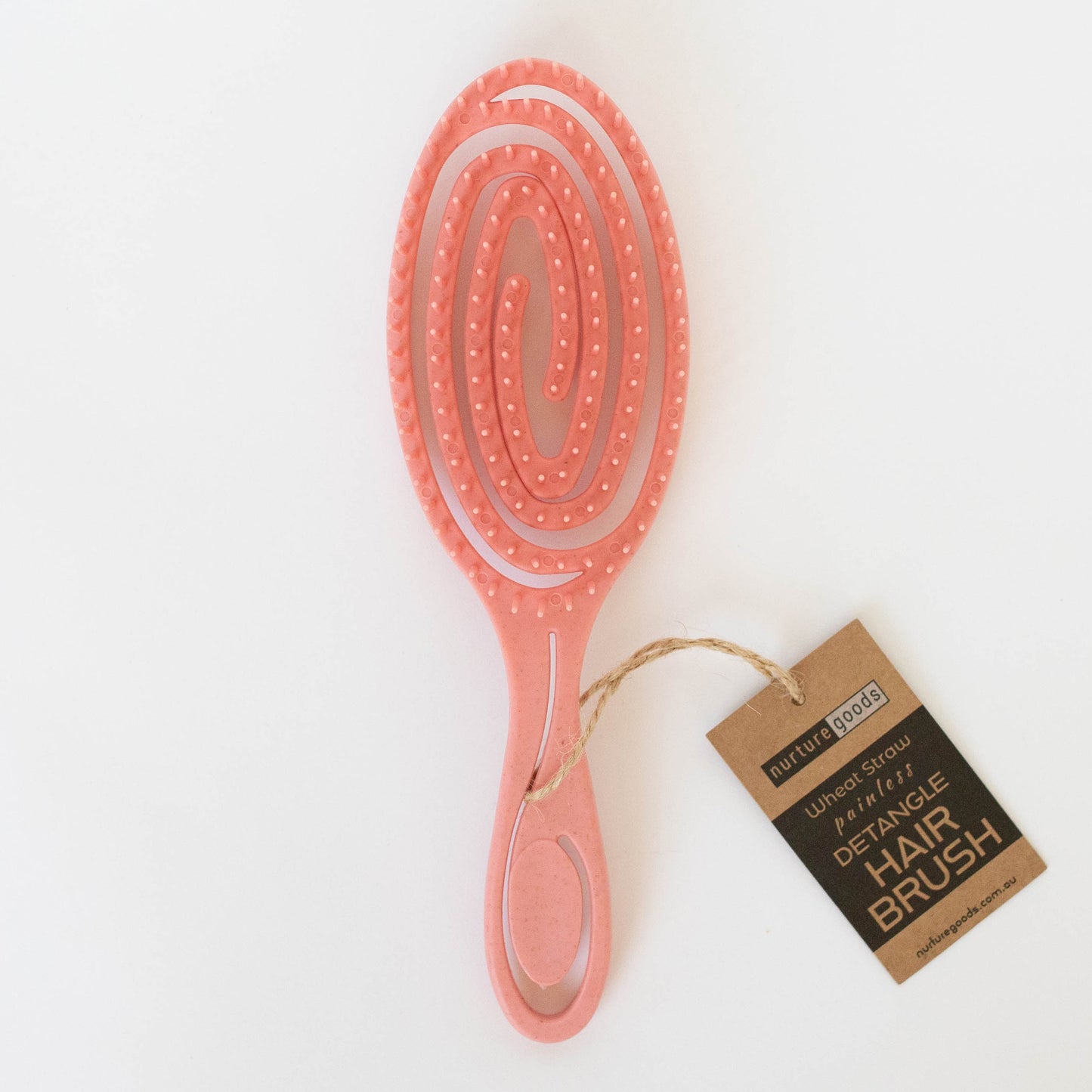 Wheat Straw Spiral Detangling Hair Brush