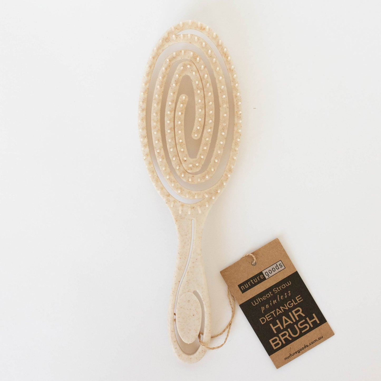 Wheat Straw Spiral Detangling Hair Brush