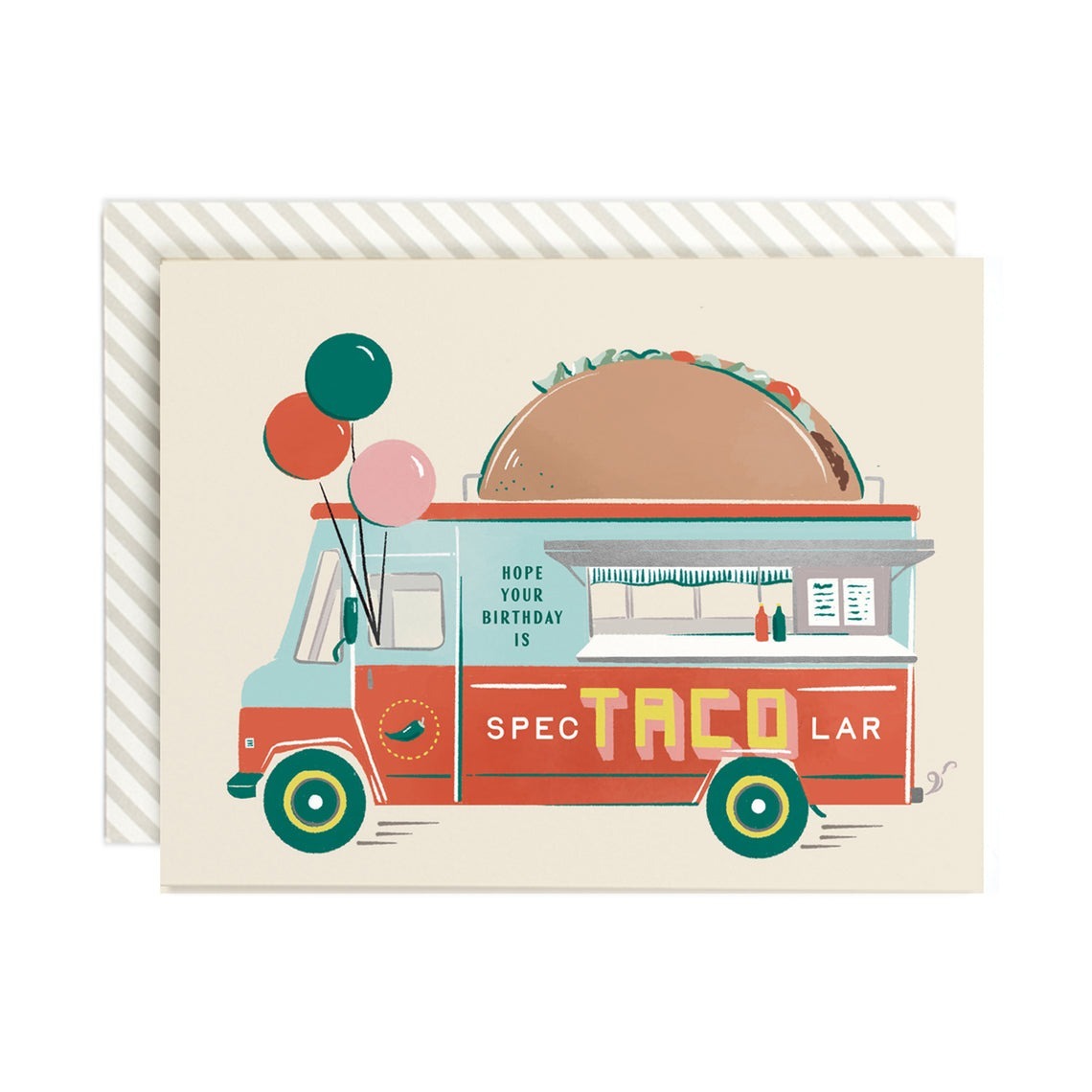 SpecTACOlar Birthday Greeting Card