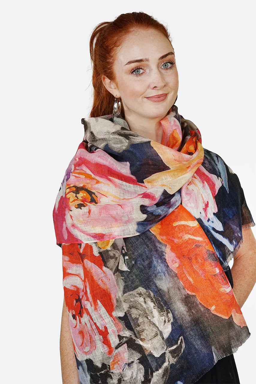 Tradition Textiles Linen Scarf