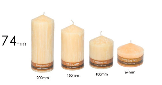 Beeswax Blend Pillar Candle