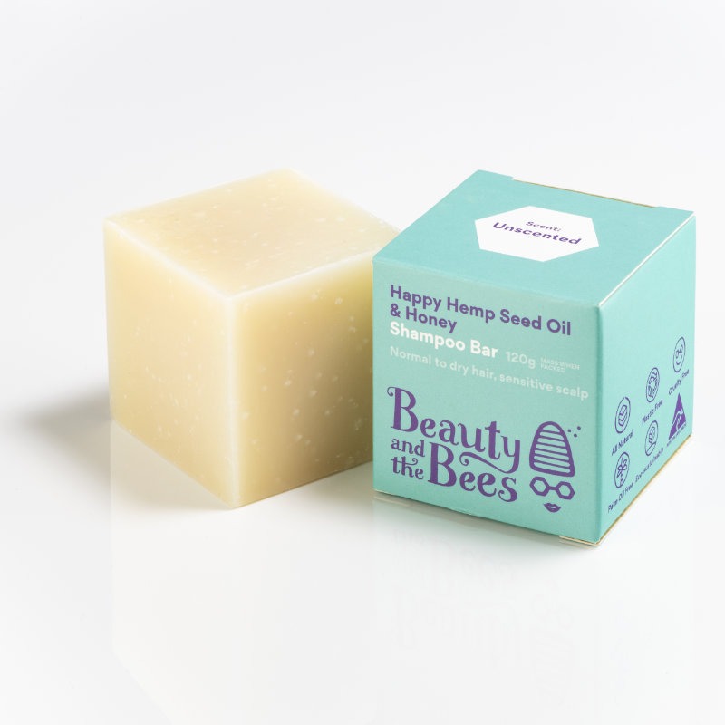 Beauty And The Bees Happy H Seed & Honey Shampoo Bar