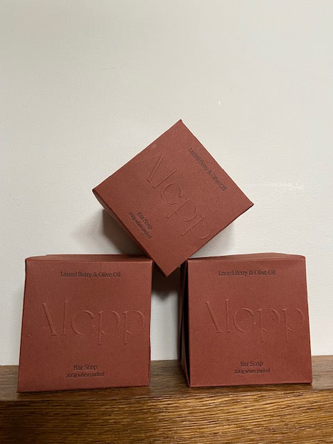 Alepp Laurel Berry & Olive Oil Soap