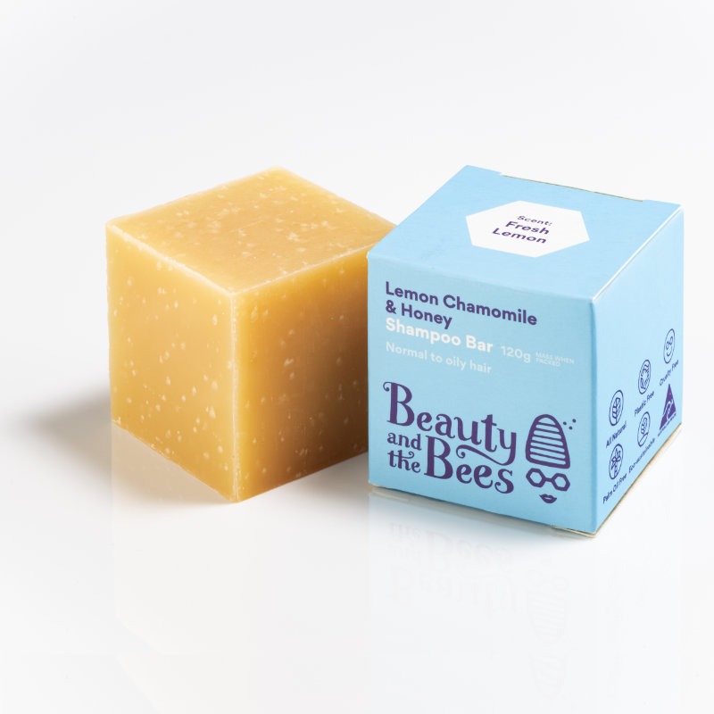 Beauty And The Bees Lemon, Chamomile & Honey Shampoo Bar