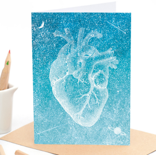Beau Wylie Universal Heart Greeting Card