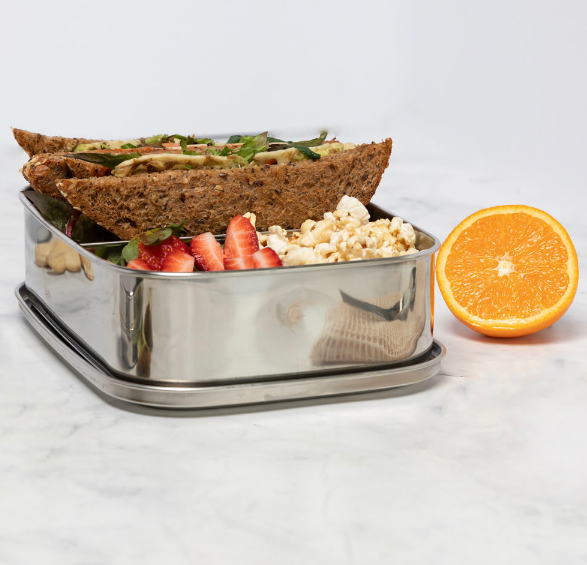 Green Essentials Stainless Steel Sustain-a-Bento TRIO Lunch Box