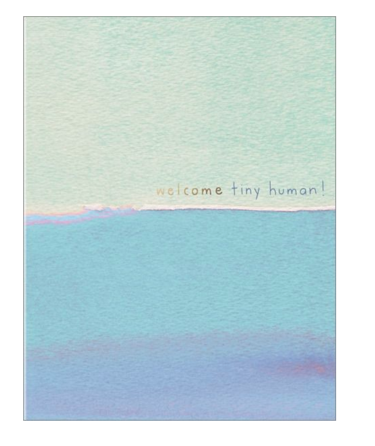 Welcome Tiny Human Greeting Card