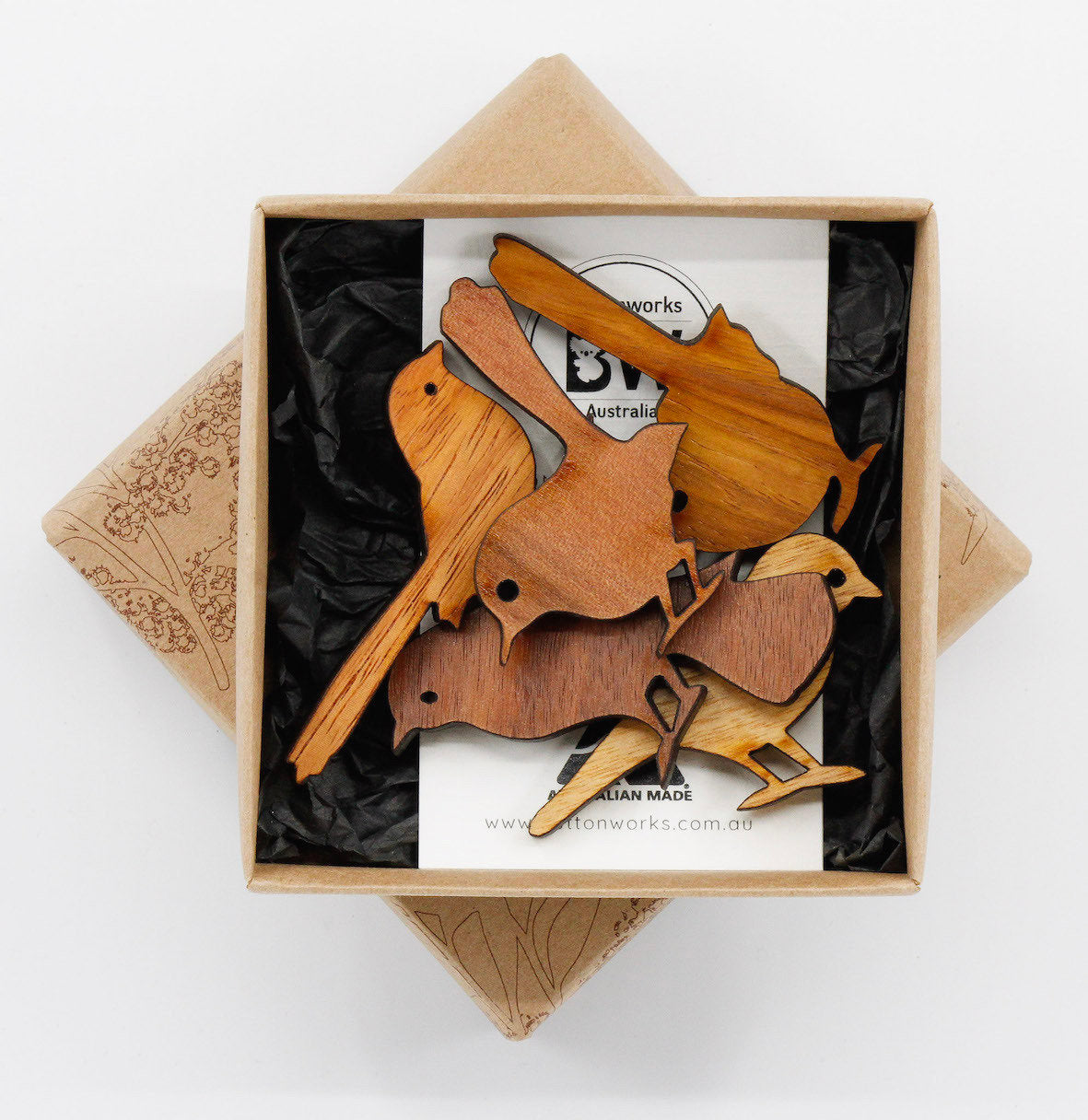 Buttonworks Box of Australian Birds Magnets