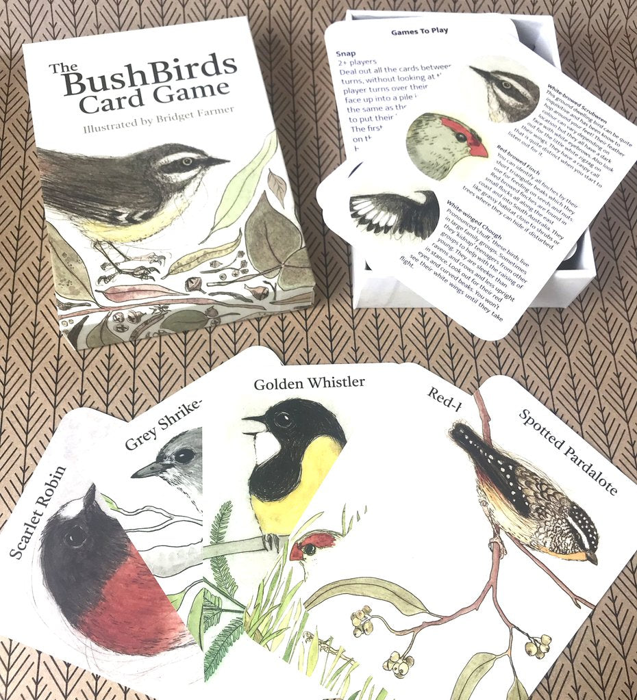 Bridget Farmer Bush Birds Card Game