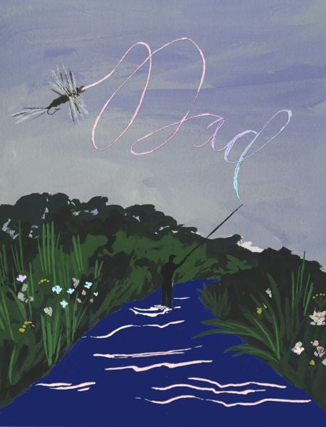Fishing Dad Greeting Card