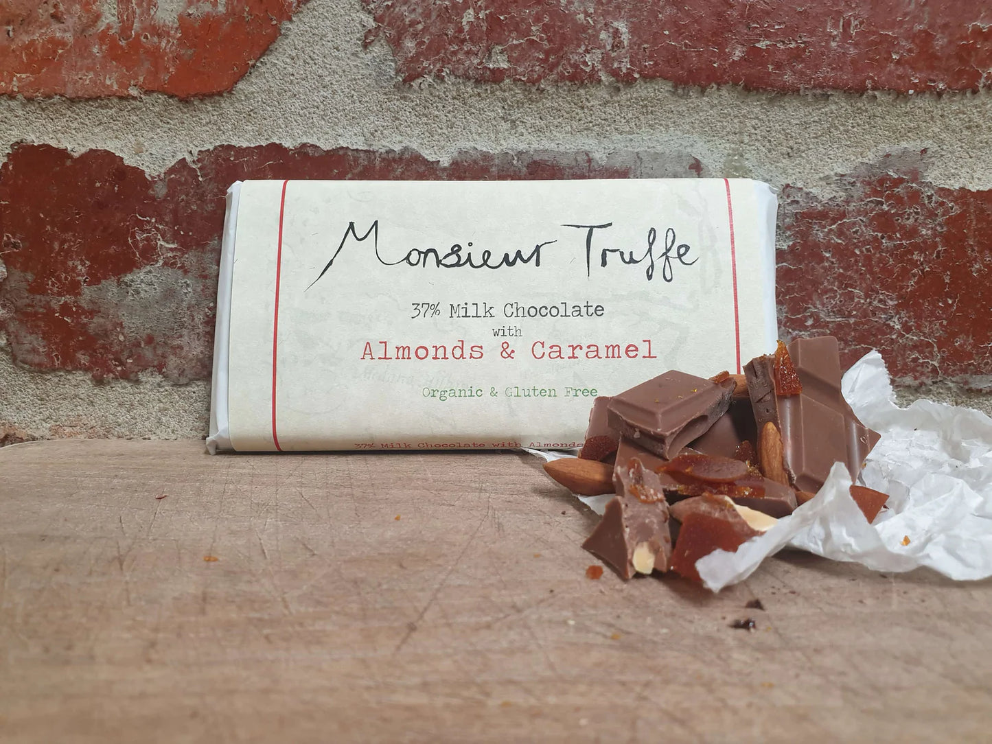 Monsieur Truffe 37% Milk Chocolate with Almonds & Caramel