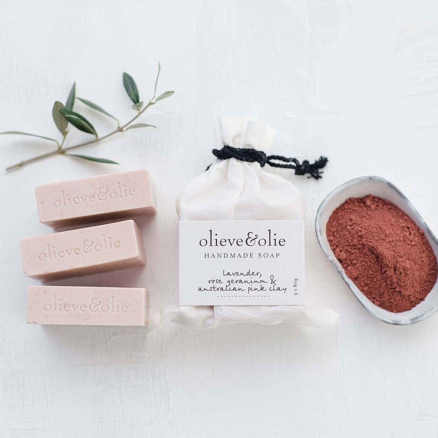 Olieve & Olie Bar Soap 3 Pack