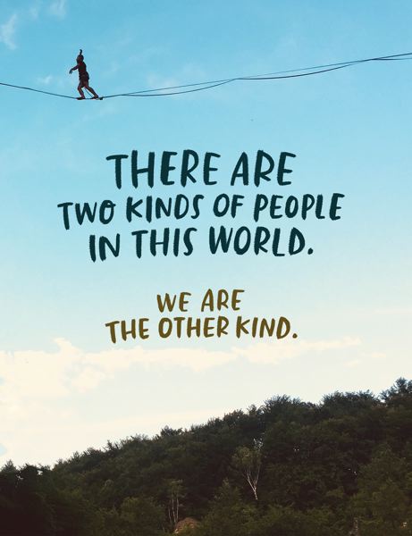 Two Kinds Of People Greeting Card