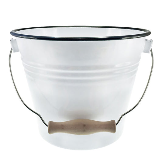 Falcon Enamelware 23cm Bucket With Lid