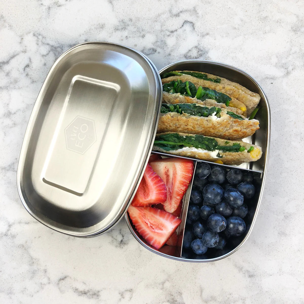 Ever Eco Stainless Steel Bento Snack Box 580ml - Three Options