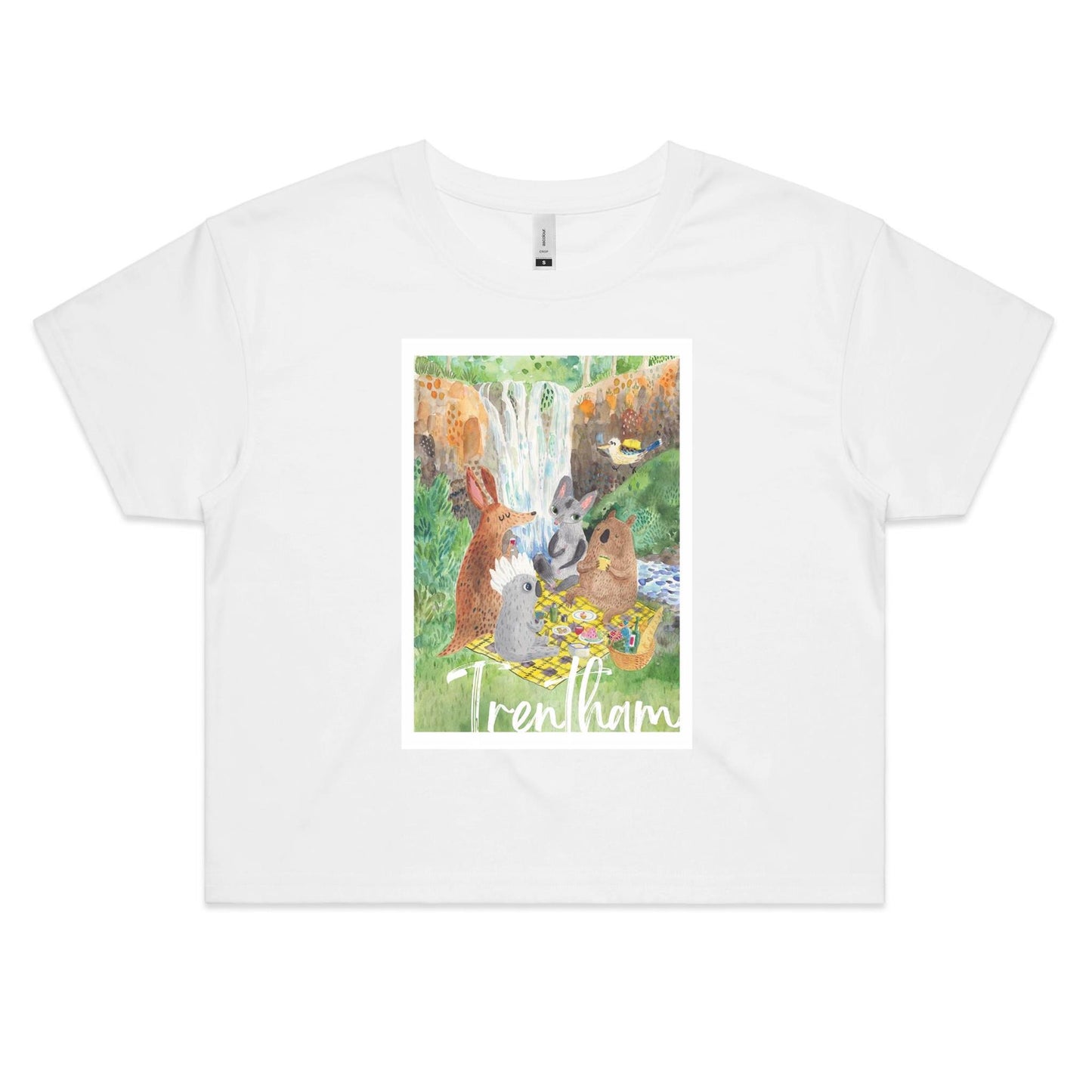 Picnic at Trentham Falls - Women's Crop Tee