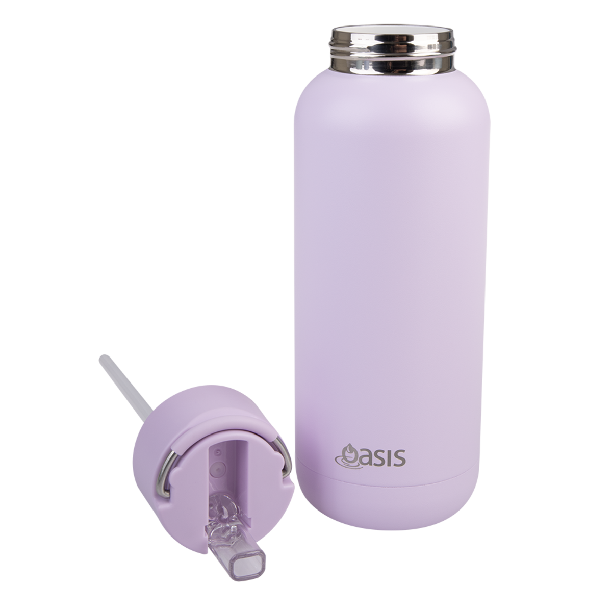 Oasis Moda Insulated Steel Ceramic Drink Bottle 1 litre