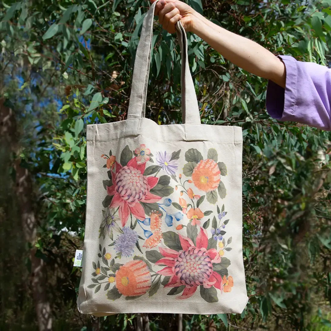 Earth Greetings Organic Cotton Tote Bag - Abundance