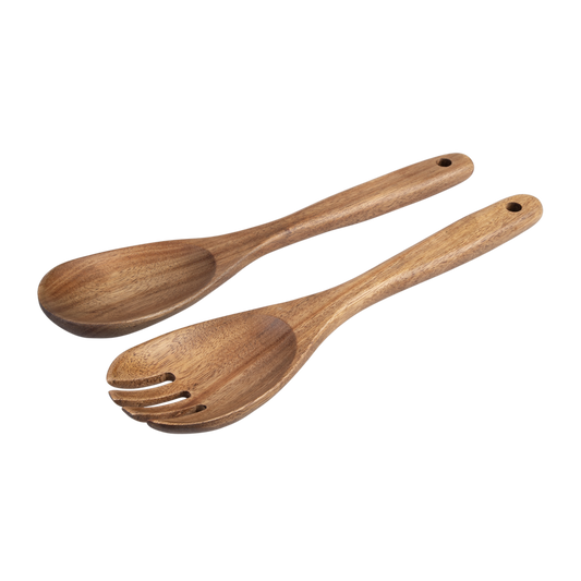 Acacia Wood Salad Serving Spoons