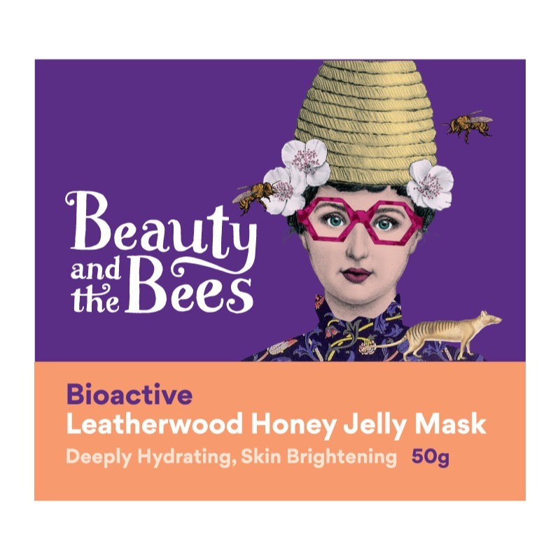 Beauty & The Bees Leatherwood Honey Jelly Mask 50gm